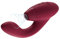Womanizer DUO 1 Rabbit-Vibrator & G-Punkt Stimulator mit Klitoris-Sauger, doppelte Stimulation mit je 12 Intensitätsstufen, Bordeaux Gold