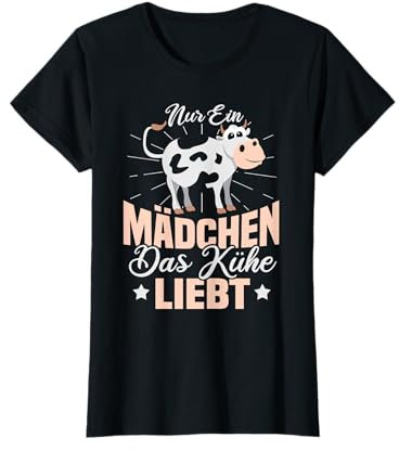 Nur ein Mädchen Das Kühe liebt - Kuh T-Shirt