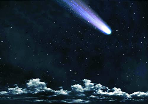 Cielo Notturno con COMETA 100X70CM per PRESEPE