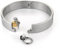 Metall Halsband abschließbar O-Ring Sex halsbänder Luxus/Choker/Kragen/Collar,Folter/Fetisch Erotik Sexspielzeuge Slave für Paare,Frauen Männer SM Extrem Bondage-sets Fesseln mit Traktionsring,13.6cm