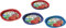 ALMACENESADAN 2675; Confezione 3 piatti Disney Cars; riutilizzabili; prodotto in plastica; non bpa; ideale per feste e compleanni.