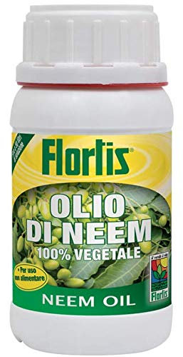 Flortis Olio di NEEM CONCENTRATO 250 ML Piante più Sane e vigorose