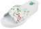 JOMIX Ciabatte Donna Estive Comode Ciabatte Donna Casa Estive Zeppa Pantofole Ortopediche Anatomiche a Strappo ITD1463-7 (Fiorato Bianco, 41)