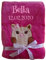 Wuff-Dogsworld Babydecke viele Farben & Motive mit Namen/Geburtsdatum Bestickt Geschenk Baby (pink Eule)