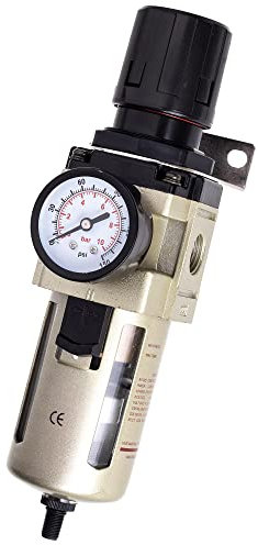 3/4 Druckluft Filter Wartungseinheit Druckminderer Regler Kompressor AUTO