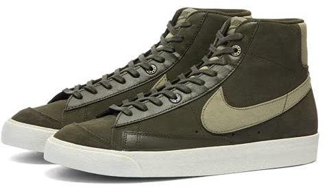 Nike Blazer MID '77 Sequoia Damenschuh, Armeesilber, Größe 39,5, silber