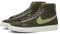 Nike Blazer MID '77 Sequoia Damenschuh, Armeesilber, Größe 39,5, silber
