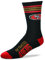 For Bare Feet NFL Stripe Team Sock Socks (43-48, San Francisco 49ers)