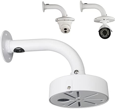 compcctv Security Camera Mount Bracket, Dome Camera Mount Universal Camera Wall Mounting Bracket/IP Camera for CCTV Security Camera, L Type