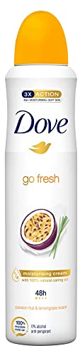 Dove Go Fresh Passion Fruit & Lemongrass Antiperspirant Deodorant Aerosol 250 ML