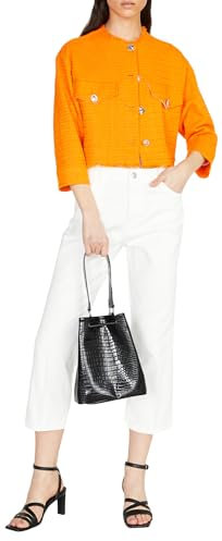 Sisley Giacca 21ymln02f, Arancione 9z9, 46 Donna