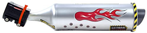 Fahrrad Auspuff -soundsystem Fahrrad Turbo Turbinenabgase -rohr -rausch -maker Silber Sound Effect Accessoires, Fahrrad Auspuff -soundsystem, Radsportgeräuschhersteller, Bicycle Sound Effect