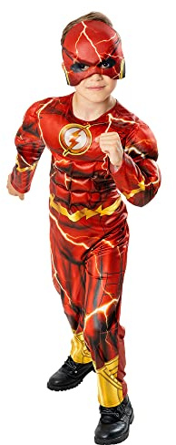 Rubie's Official DC The Flash Child Costume, Kids Superhero Fancy Dress