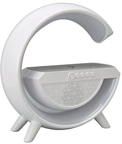 Night Light Bluetooth Speaker, LED Lighting Night Light for Bedroom, 15W Fast Rechargeable Bluetooth Speakers Table Lamp for Bedroom Decor