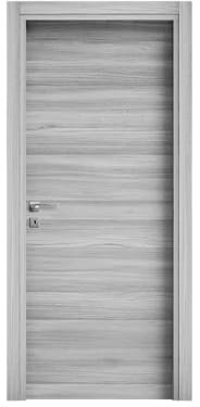 Kimono Casa - Porta Interna Reversibile Effetto Legno Olmo Grigio - 210 x 80 cm
