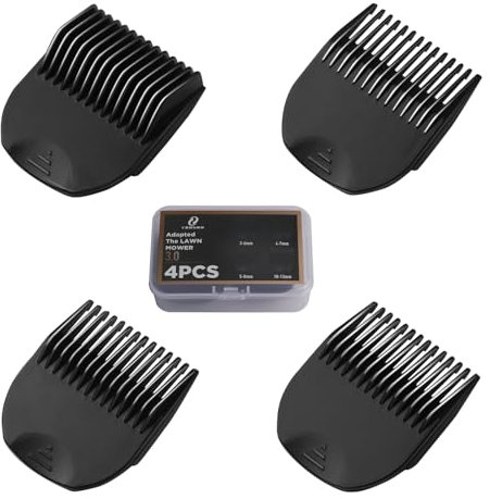 CR8GR8 Professional Guide Comb Fit Cutting Guider for Manscaped 3.0,4 Pack 8 Cutting Lengths from 1/8-1/2 Inch Fit The Lawn Mower 3.0 Groin Hair Trimmer