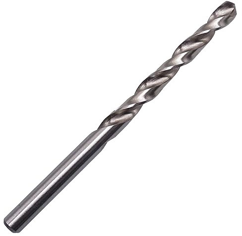 SKIR'CO (1 pieza) Broca 7 mm, Broca helicoidal de Acero rápido para metal, Broca para metal HSS, Punta partida, DIN 338