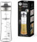 NICO Shaker à Vinaigrette | Mélangeur à Sauce Professionnel en Verre Gradué 500 ML | Garantie à Vie | Bec Verseur Stop Gouttes & Couvercle étanche Anti Fuite | Transparent & Compatible Lave Vaisselle