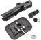 Kexpery Accessoire de bateau gonflable - Support d'angle pour kayak - Canne à pêche pliable - Outil de pêche Porte Canne
