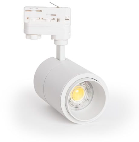 LEDKIA LIGHTING 3-Phasenstromschiene LED-Strahler 30W Dimmbar CCT Wählbar Pulyx Multiwinkel 15-60º Weiß
