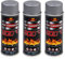 Ofenlack Ofenfarbe Spray 3x 400ml hitzebeständige Thermofarbe 800°C (Ofenlack Silber)