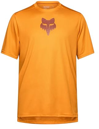 Fox Racing Herren Ranger Kurzarm-Mountainbike-Trikot, Caramel Fox Head, X-Large
