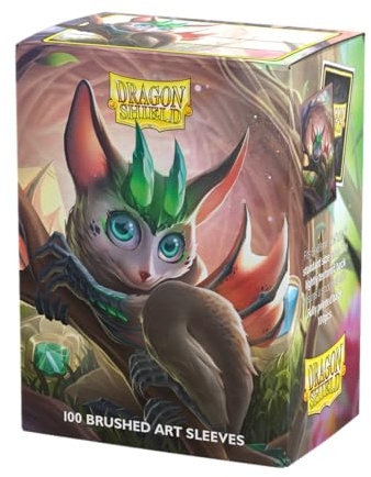 Dragon Shield | Brushed Art Sleeves | Spirit Animals – Bushdrake | 100 CT - Smooth & Tough Premium TCG Sleeves | Compatible with Pokemon, Flesh & Blood, One Piece & Magic the Gathering