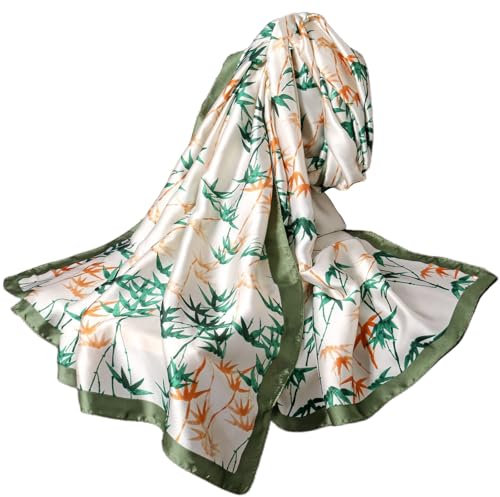 FAIRYGATE Halstuch Damen Seide Schal Stola Sommerschals Farbverlauf Tuch für Abendkleid Seidentuch Festlich Hochzeit Tücher Braut Seidenschal Schals Ganzjährig 88027