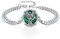 REDSUN Saint Michael Armband 25 Sterling Silber Erzengel Malachit Amulett Armband Christlicher Schutzhalskette Schmuck für Herren Damen