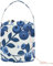 Blueberry Garntasche, Häkel-Organizer-Tasche mit Löchern, Nadel-Aufbewahrung für Häkelwerkzeug, Häkelzubehör