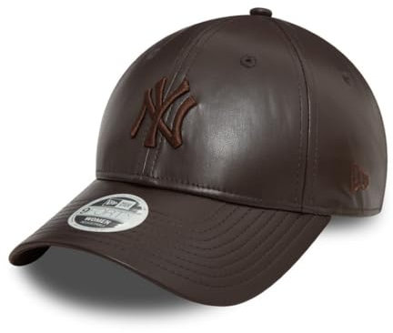 New Era Yankees Kappe für Frauen Mädchen Cap Basecap MLB New York Teamlogo NY verstellbar braun - One-Size