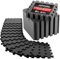 JUPPLIES - Suelo Gimnasio Set 18 Piezas 32x32x1cm - Esterilla Puzzle Fitness de Goma para Suelo - Alfombra Protectora para Gimnasio en Casa - Tatami en Puzzle
