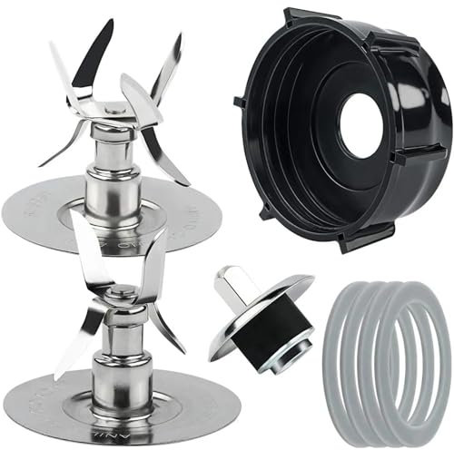 XYWOPO Piezas de Repuesto, for Oster, for Osterizer Blender Ice Blades 4980 4961 Junta Acoplamiento Stud Slinger Cuchilla de Repuesto para licuadora