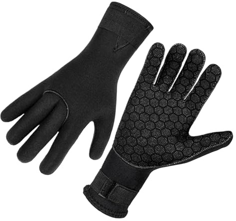 Wetsuit Gloves - Family Free Adjustable Versatile 3mm Heat Insulation Snorkel Equipment,Ladies Diving Surfing Gloves - For Kayak Canoe Sport Fishing Skiing Swimming Sailing