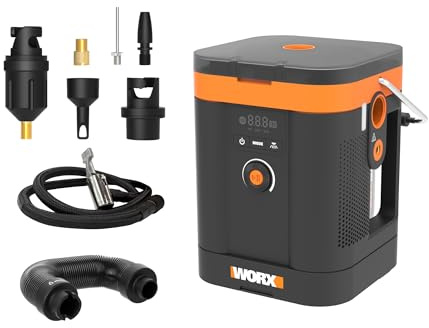 WORX WX098.9, Akku-Kompressor 20V ohne Akku & Ladegerät, PowerShare