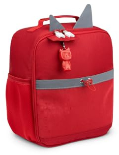tonies Rucksack für Kinder, Rot – Kinderrucksack mit Platz für Toniebox, Kopfhörer, inkl. exklusivem Mini Kreativ, ideal für Kindergarten & Ausflüge ab 3 Jahren
