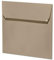 ARTOZ 25x quadratische Briefumschläge taupe (Braun) 100 g/m² - 16 x 16 cm - Kuvert ohne Fenster - Umschläge mit Haftklebung