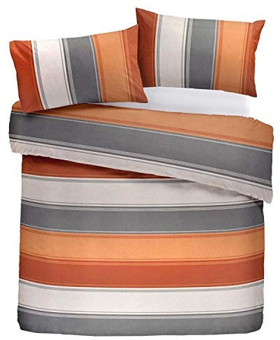 Fusion Bettbezug und Kissenbezug, 52% Polyester / 48% Baumwolle, Gewürz, Einzelbett