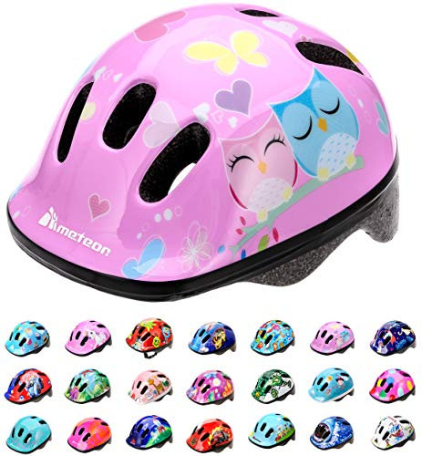 meteor® Fahrrad-Helm Kinder-Jugend-helme: Radhelm Radsport Skateboard Inline-Skate BMX Scooter - Entwickelt für die Sicherheit der jüngsten Benutzer