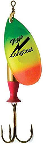 Mepps - Cucchiaino speciale per pesca alla trota Aglia, multicolore, AGLIA LONGCAST TIGER X1, 5 - 24gr