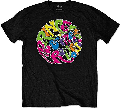 Prince Official Black T Shirt Purple Rain 'in A Day' Front & Back M