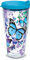 Tervis Blue Endless Butterfly Insulated Tumbler, Tritan, Classic