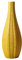 XuanMax Vases à Fleurs en Céramique Vase Décoratif Moderne Fait Main Maison Ornements de Décoration pour Salon, Table, Bureau - 7.5 * 21 cm - Jaune
