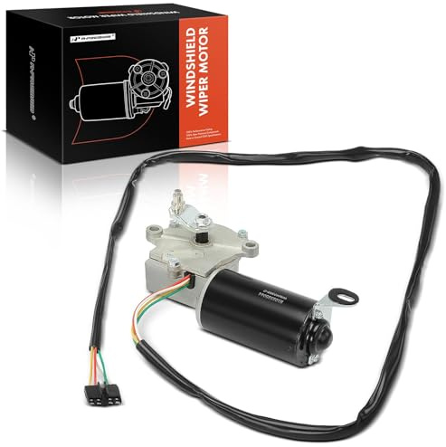 A-Premium Front Windshield Wiper Motor Compatible with Jeep CJ5 1983, CJ7 1983-1986, 2.5L 4.2L, Sport Utility, 4-Pin, Left Hand Drive