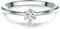 Trilani Damen Ring aus 925/- Sterling Silber rhodiniert mit Zirkonia ca. 2,0 mm