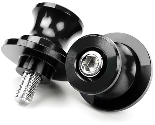 Universal M10*1,25 Bobbin Ständeraufnahme 2Pcs 10MM Montageständer-Schwarz | Für Z750 Ninja 250 ER6N ZX10R ZX6R | CFMOTO 450NK 450SR 450MT 650NK 800MT | Schwarz
