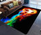 Teppich Wohnzimmerteppich Farbiger Fußball Kurzflor Teppiche für Wohnzimmer Schlafzimmer Bettvorleger Outdoor Carpet Anti-Dirty Teppich Langlebig Teppich Kinderzimmer 80x160 cm