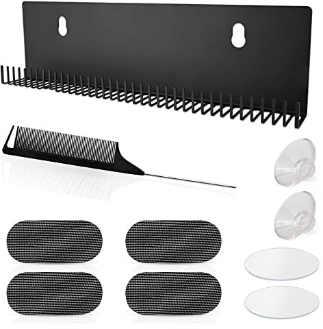 EHDIS Haarverlängerungs Halter Kit, Haarverlängerungs-Perücken-Aufbewahrungshalter, Hair Grippers, Kamm, Haarfarbe Display-Halterung, verhindern das Verknoten