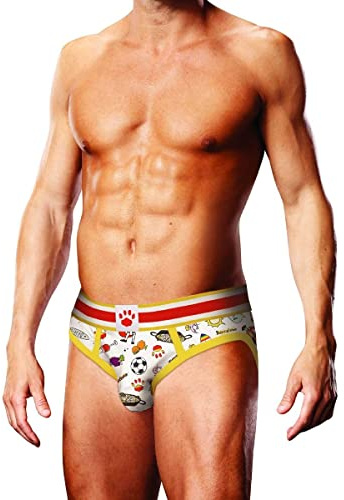 Prowler Barcelona Brief Large - UK Waist Size 32-36 - Classic Paw Logo - Stylish and Comfortable Multi