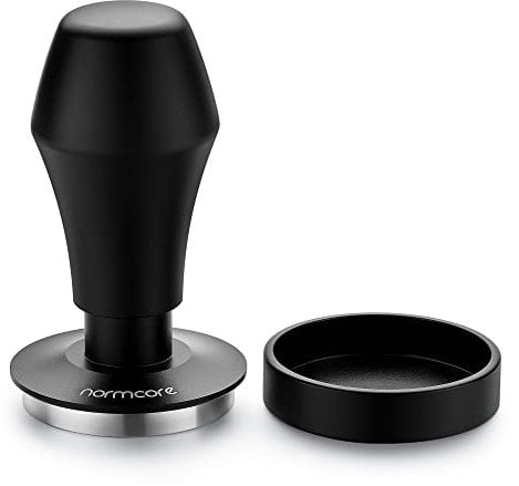 Normcore Kaffee Tamper 51mm - Kaffeemehlpresser - Barista Stempel - Espresso Stempel mit 15lb / 25lb /30lbs Anpressdruck - Tamper-Base Flat - Durchmesser Ø 51 mm